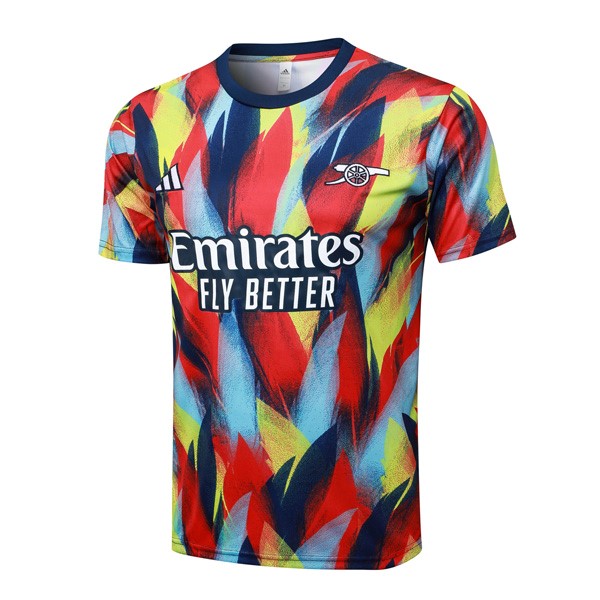 Camiseta Entrenamiento Arsenal 2025-2026 Azul Rojo 3